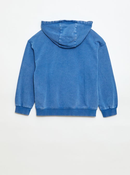 Sudadera con capucha efecto lavado - Kiabi