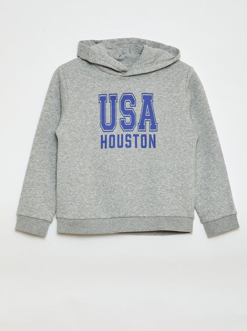 Sudadera con capucha en felpa perchada - Kiabi