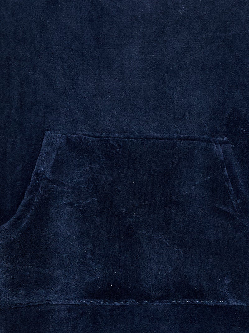 Sudadera con capucha en polar Azul - Kiabi