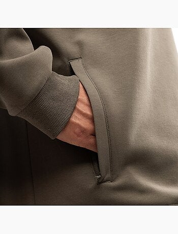 Sudadera con capucha entrenamiento hombre fitness hombre motion green