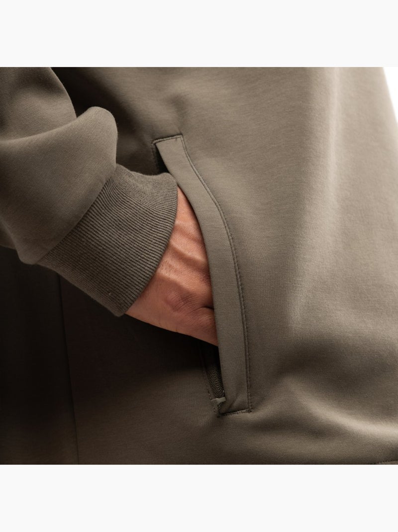 Sudadera con capucha entrenamiento hombre fitness hombre motion green Marrón - Kiabi