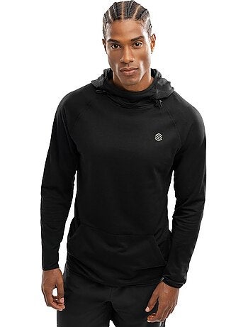 Sudadera con capucha entrenamiento hombre fitness hombre square