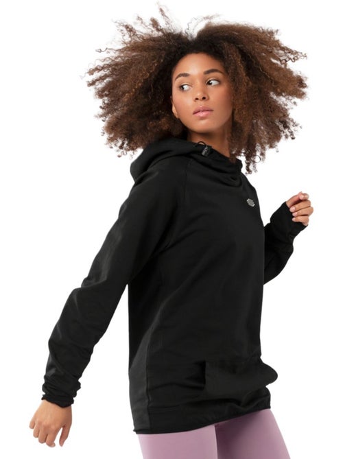 Sudadera con capucha entrenamiento mujer fitness mujer square-w - Kiabi Sudadera con capucha entrenamiento mujer fitness mujer square-w - Kiabi