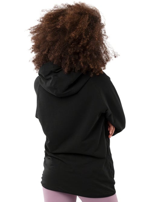 Sudadera con capucha entrenamiento mujer fitness mujer square-w - Kiabi Sudadera con capucha entrenamiento mujer fitness mujer square-w - Kiabi