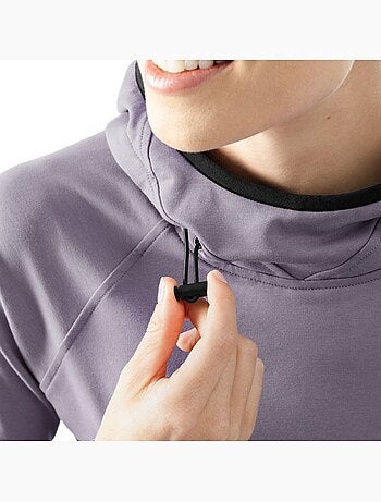 Sudadera con capucha entrenamiento mujer fitness mujer synergy