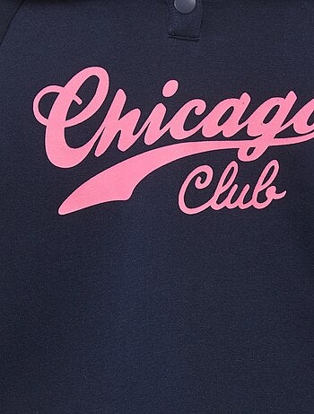 Sudadera con capucha estampada - colección fácil de poner