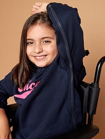 Sudadera con capucha estampada - colección fácil de poner