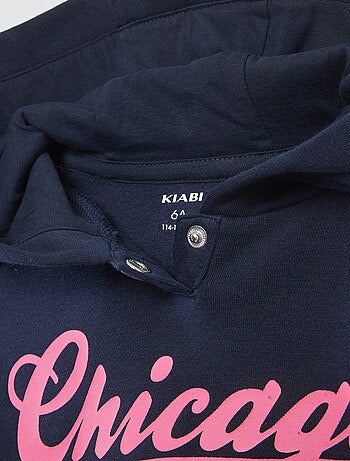 Sudadera con capucha estampada - colección fácil de poner