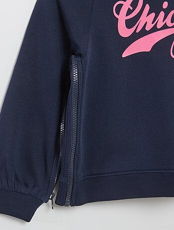 Sudadera con capucha estampada - colección fácil de poner