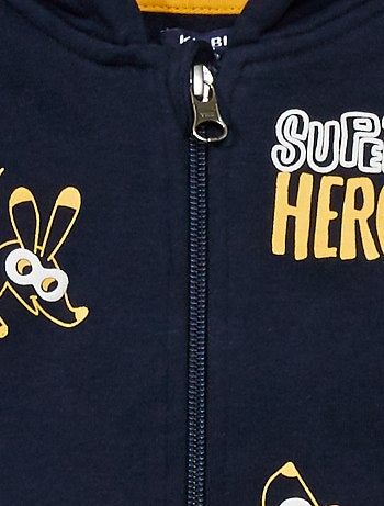 Niño 0-36 meses - Sudadera con capucha estampada - Kiabi