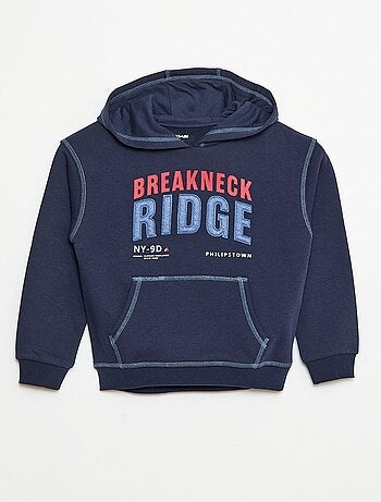 Sudadera con capucha estampada