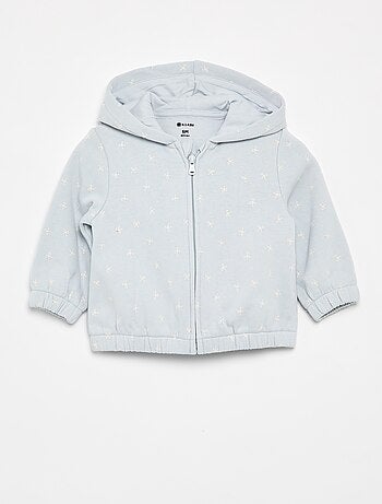 Sudadera con capucha estampada