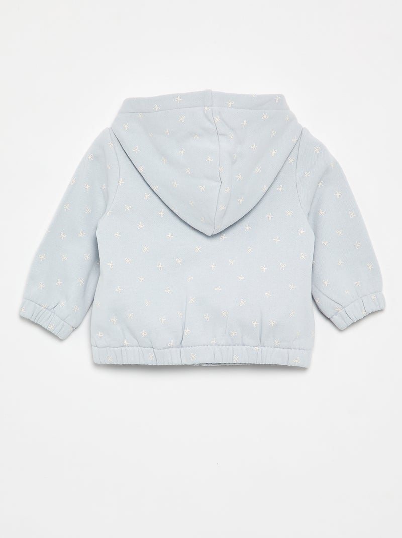 Sudadera con capucha estampada Azul - Kiabi