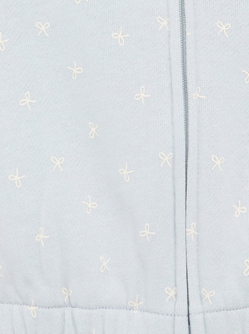 Sudadera con capucha estampada Azul - Kiabi