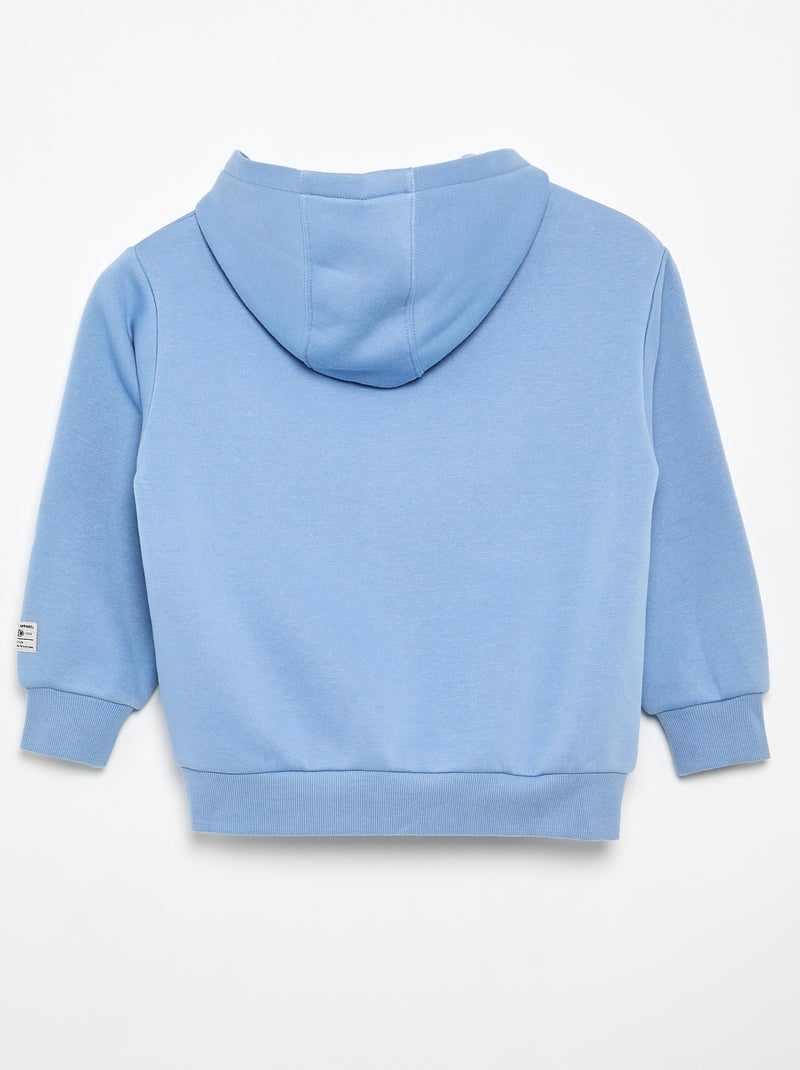 Sudadera con capucha estampada Azul - Kiabi