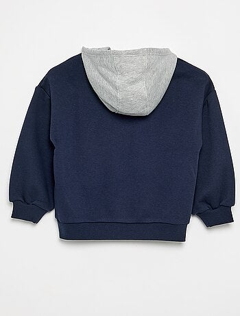 Sudadera con capucha estampada
