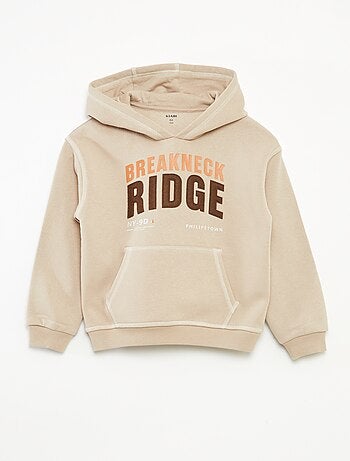 Sudadera con capucha estampada