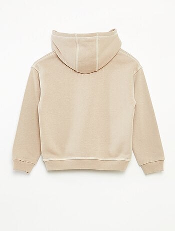 Sudadera con capucha estampada