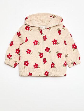 Sudadera con capucha estampada