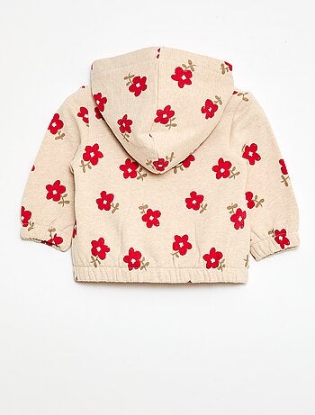 Sudadera con capucha estampada