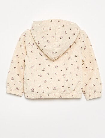Sudadera con capucha estampada