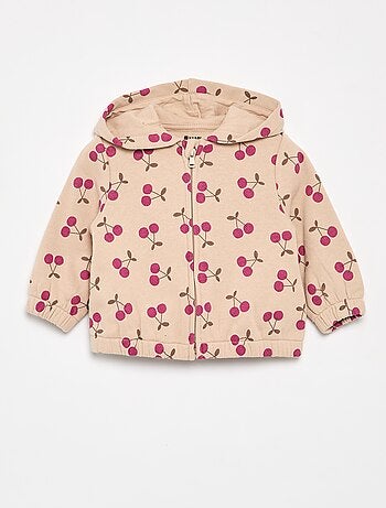 Sudadera con capucha estampada