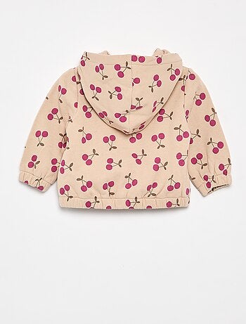 Sudadera con capucha estampada