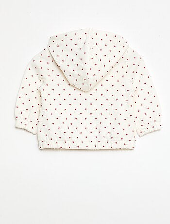 Sudadera con capucha estampada