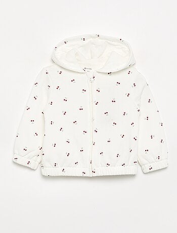 Sudadera con capucha estampada