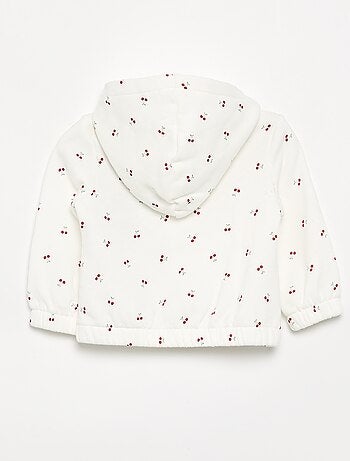 Sudadera con capucha estampada