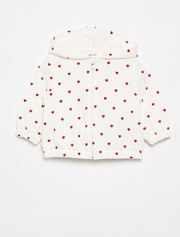 Sudadera con capucha estampada