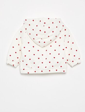 Sudadera con capucha estampada