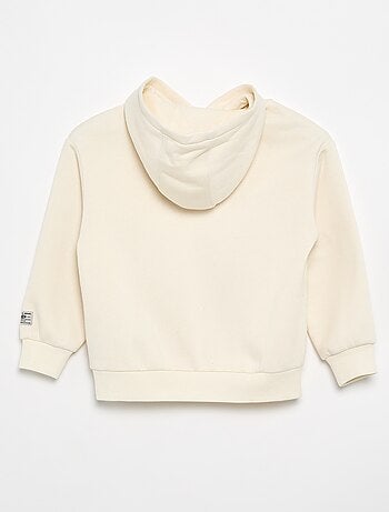 Sudadera con capucha estampada