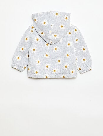 Sudadera con capucha estampada