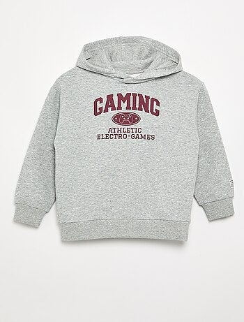 Sudadera con capucha estampada