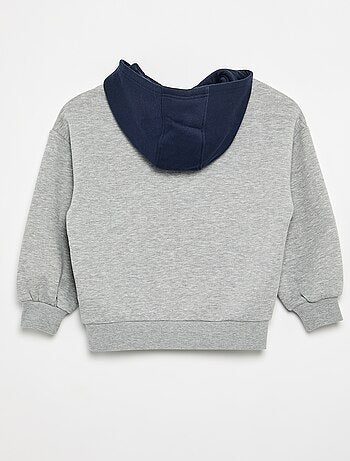 Sudadera con capucha estampada