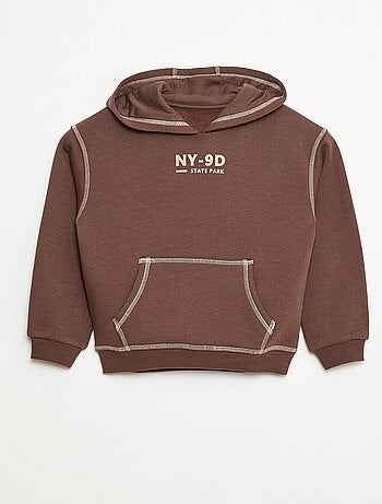 Sudadera con capucha estampada