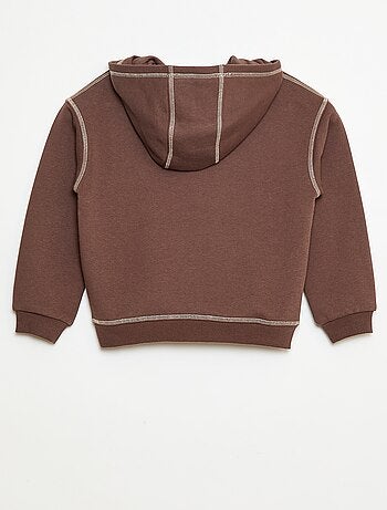 Sudadera con capucha estampada