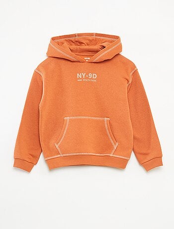 Sudadera con capucha estampada