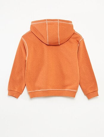Sudadera con capucha estampada