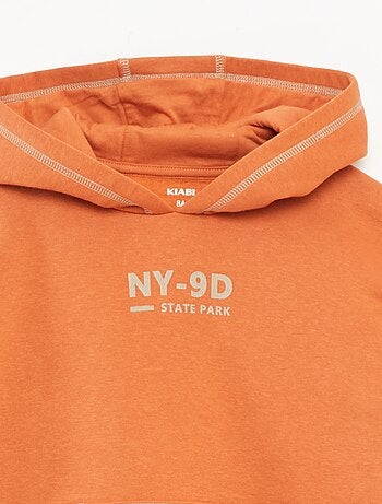 Sudadera con capucha estampada