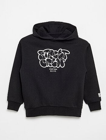 Sudadera con capucha estampada