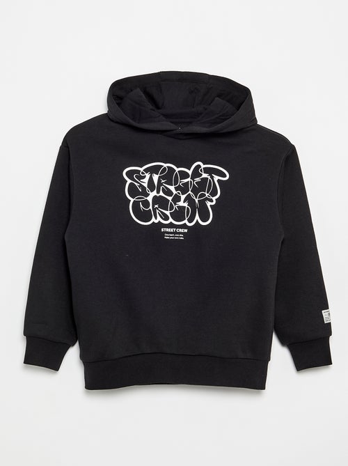 Sudadera con capucha estampada - Kiabi