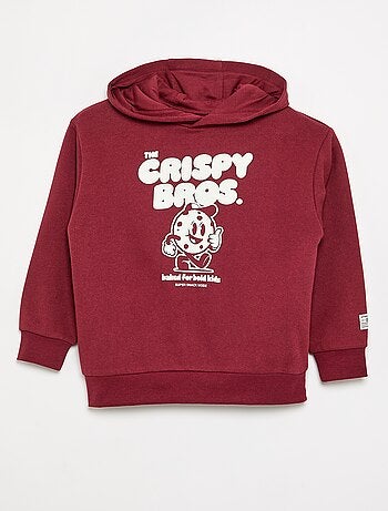 Sudadera con capucha estampada