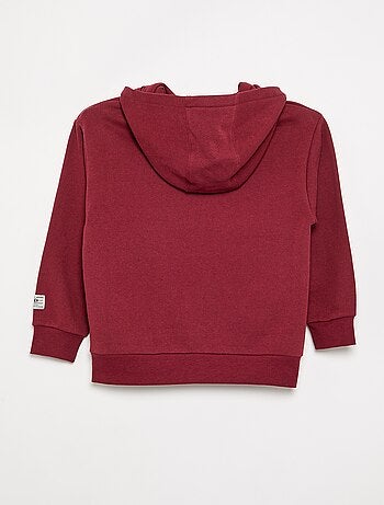 Sudadera con capucha estampada