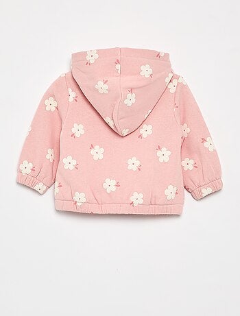 Sudadera con capucha estampada