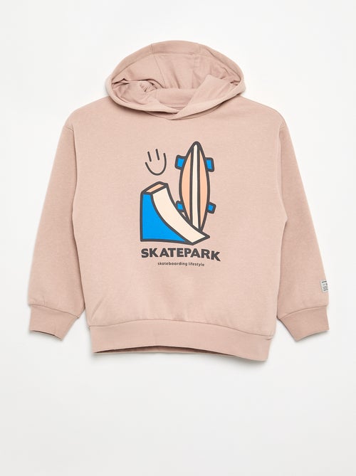 Sudadera con capucha estampada - Kiabi