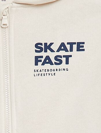 Sudadera con capucha estampada 'skate'