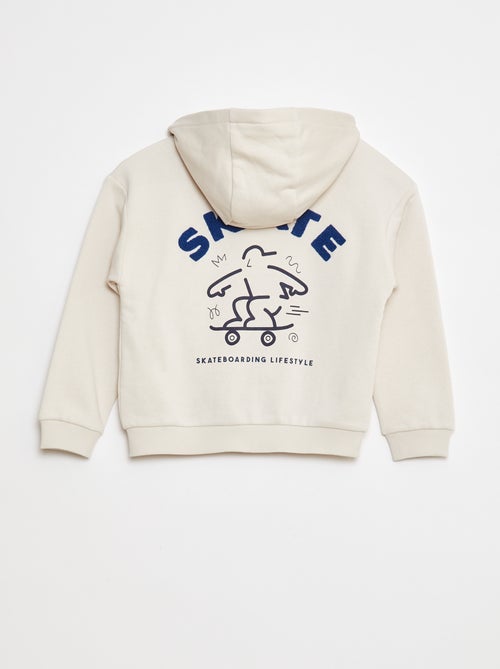Sudadera con capucha estampada 'skate' - Kiabi