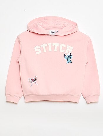 Sudadera con capucha estampada 'Stitch'